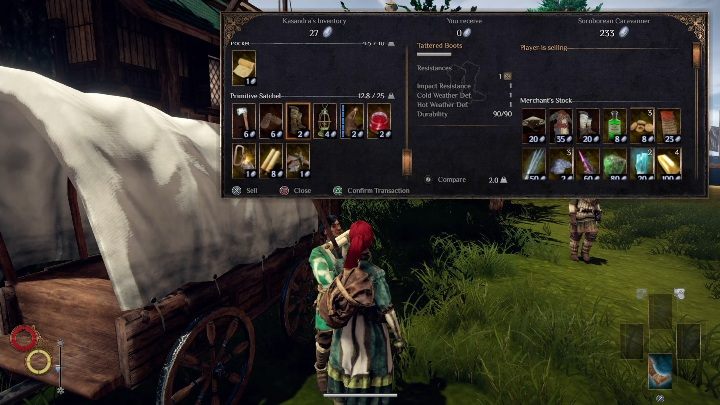 Pieniądze zdobędziesz od swoich dłużników, którzy kręcą się po mieście - Call to Adventure - Solucja Outward - Outward - poradnik do gry