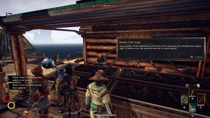 Master Chef Argo da ci zadanie poboczne, aby je wykonać musisz stworzyć Cierzo Ceviche - Zadania poboczne w Cierzo - Solucja Outward - Outward - poradnik do gry