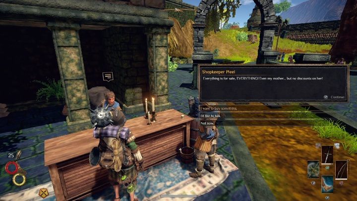 Shopkeeper Pleel wyśle cię w podróż do Monsoon - Zadania poboczne w Berg - Solucja Outward - Outward - poradnik do gry