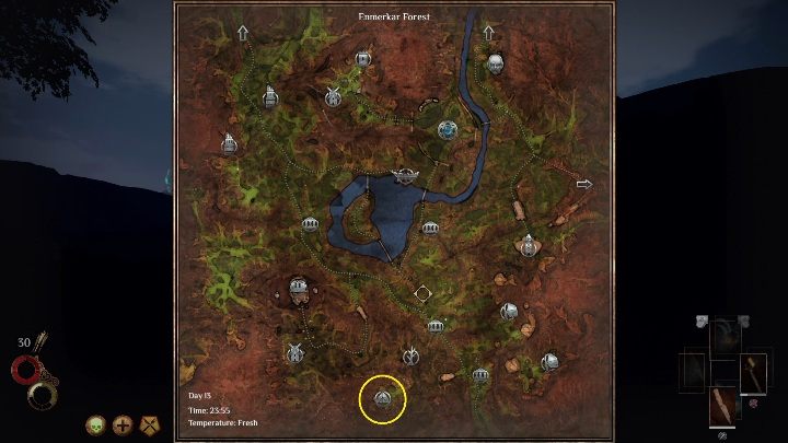 Kolejne informacje o mężczyźnie zdobędziesz ze zwoju, ten leży na stole w Burn Outpost - Blood under the Sun - Solucja Outward - Outward - poradnik do gry