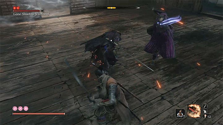 Przeciwnik będący pod wpływem kontroli umysłu zacznie walczyć po stronie bohatera - Lone Shadow Vilehand | Boss w Sekiro Shadows Die Twice - Sekiro Shadows Die Twice - poradnik do gry
