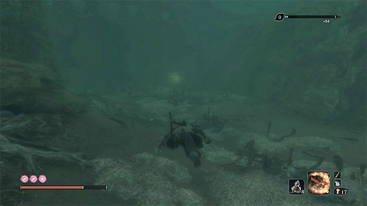Od tej pory po wskoczeniu do wody możesz wcisnąć R2 / prawy trigger żeby zanurkować - Czy można zanurkować po znalezieniu się w wodzie w Sekiro Shadows Die Twice? - Sekiro Shadows Die Twice - poradnik do gry