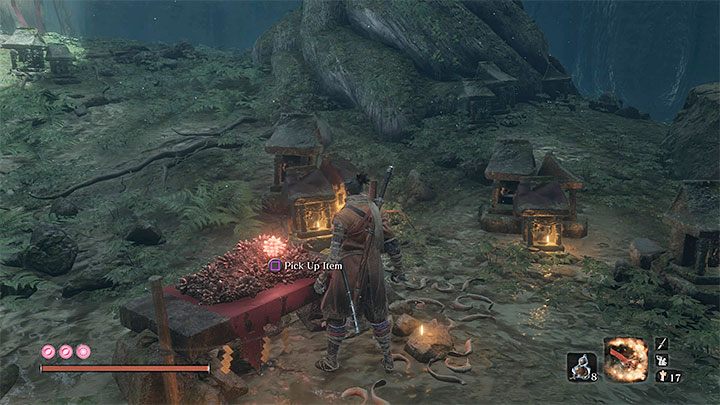 Drugi ważny artefakt to kamień schronienia (Shelter Stone) - Jakie przedmioty można przynieść Kuro w Sekiro Shadows Die Twice? - Sekiro Shadows Die Twice - poradnik do gry