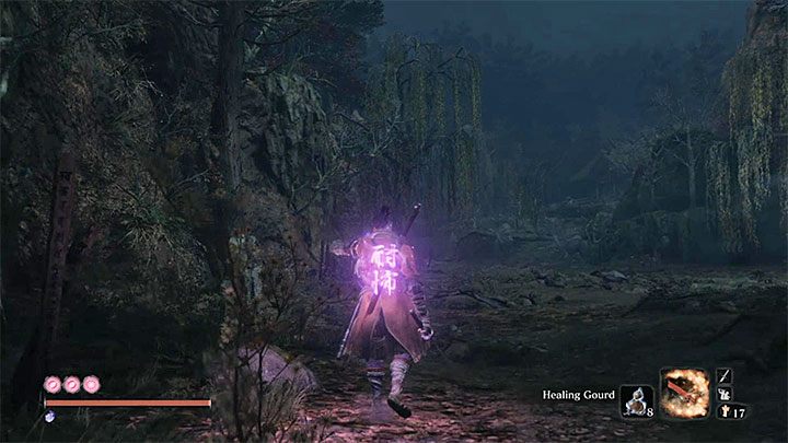 Zakupioną tykwę możesz umieścić na pasku przedmiotów podręcznych - Fioletowa tykwa | Przedmioty specjalne w Sekiro Shadows Die Twice - Sekiro Shadows Die Twice - poradnik do gry