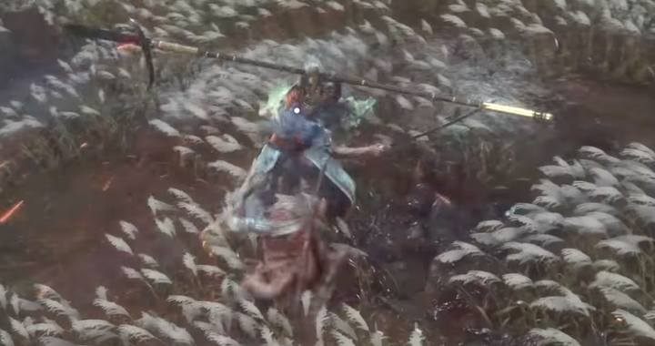 Partyzana staje się dodatkową bronią Ishiina, gdy zabierzesz mu jeden pasek zdrowia - Genichiro & Isshin, the Sword Saint - Boss w Sekiro Shadow Die Twice - Sekiro Shadows Die Twice - poradnik do gry