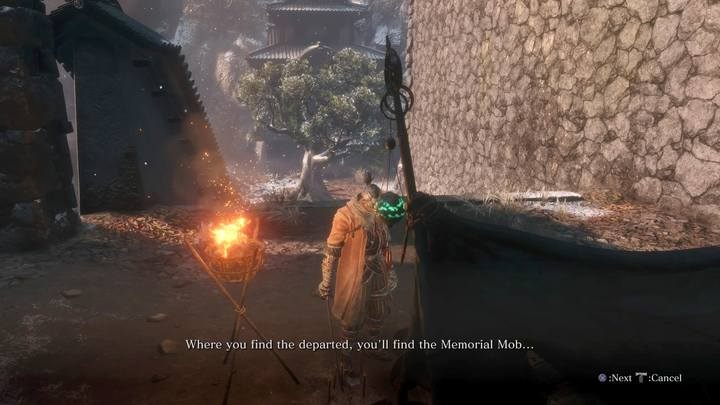 U tego handlarza możesz zakupić Petardy Roberta (500 Sen), które odblokowują narzędzie protezy Petardy Shinobi - Kramarz z pola bitwy | Handlarze w Sekiro Shadows Die Twice - Sekiro Shadows Die Twice - poradnik do gry