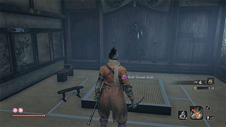 Przejdź przez długi korytarz i pokonaj pojedynczego łucznika - Pani Motyl (Lady Butterfly) | Boss w Sekiro Shadows Die Twice - Sekiro Shadows Die Twice - poradnik do gry