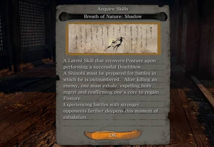 Za ukończoną walkę otrzymasz nową umiejętność. - Armored Warrior | Boss w Sekiro Shadows Die Twice - Sekiro Shadows Die Twice - poradnik do gry