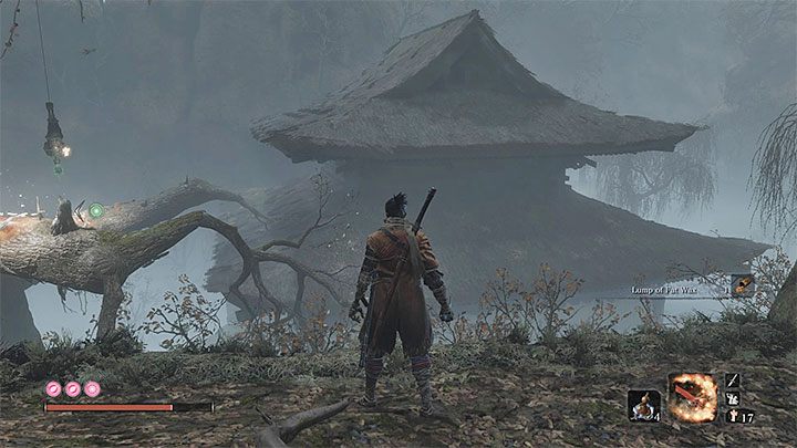 Bohater po drodze minie legowisko innego bossa - Tokujiro the Glutton - Mist Noble | Boss w Sekiro Shadows Die Twice - Sekiro Shadows Die Twice - poradnik do gry