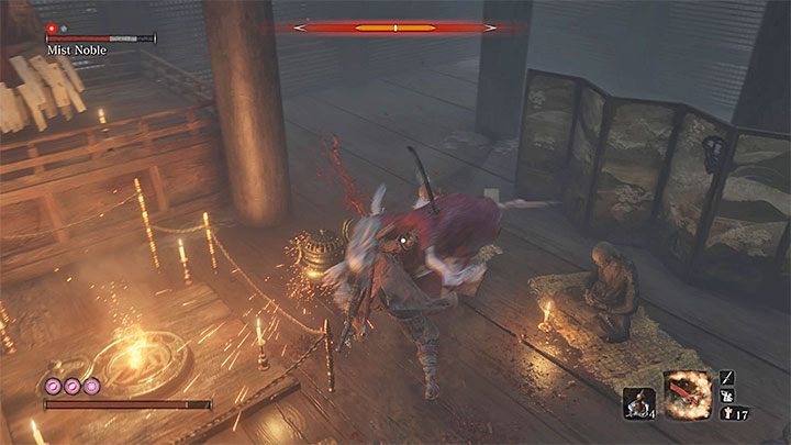 Od razu przystąp do kolejnych ataków - Mist Noble | Boss w Sekiro Shadows Die Twice - Sekiro Shadows Die Twice - poradnik do gry