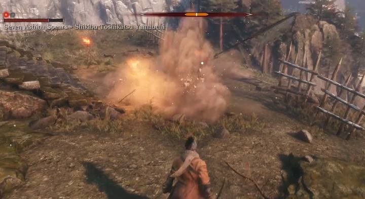 Pamiętaj jednak, że Kontra Mikiri nie chroni przed atakiem typu cięcie - gdy widzisz, że wróg bierze zamach z boku, wykonaj unik / odskok - Siedem Włóczni Ashiny | Boss w Sekiro Shadows Die Twice - Sekiro Shadows Die Twice - poradnik do gry