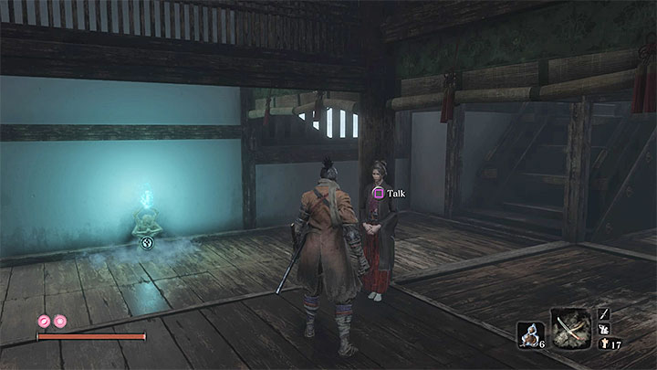 Bohater dotrze automatycznie do komnaty Kuro w Zamku Ashina - Gdzie zniknęła Emma w Sekiro? - Sekiro Shadows Die Twice - poradnik do gry