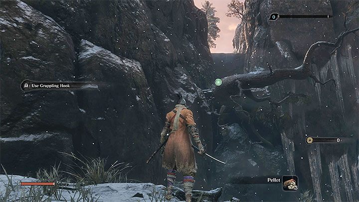 W celu opuszczenia świątyni wybierz ścieżkę prowadzącą do pierwszej pełnoprawnej lokacji z przeciwnikami - Podzamcza Ashiny (Ashina Outskirts) - Zaniedbana Świątynia | Solucja Sekiro Shadows Die Twice - Sekiro Shadows Die Twice - poradnik do gry