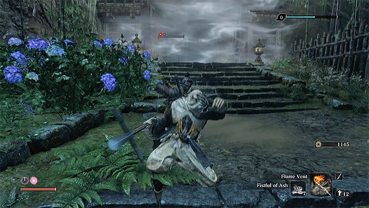 Shinobi Hunter Enshin of Misen to pierwszy boss na terenie posiadłości - Posiadłość rodu Hirata | Solucja Sekiro Shadows Die Twice - Sekiro Shadows Die Twice - poradnik do gry