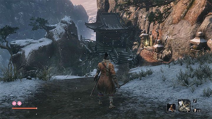 Pierwszy wariant dotarcia do bossa zakłada rozpoczęcie w głównej części Podzamcza Ashiny, czyli w obszarach przemierzanych w stronę Zamku w Ashinie - Headless (Bezgłowy) z podzamcza Ashiny | Boss w Sekiro Shadows Die Twice - Sekiro Shadows Die Twice - poradnik do gry