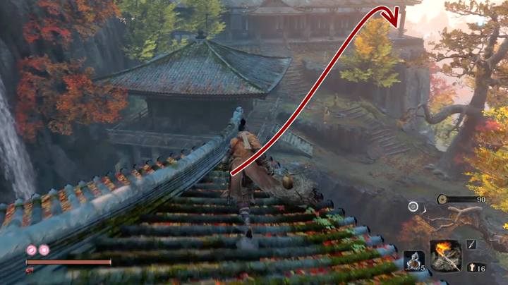 Bossa Long-arm Centipede Senun napotykasz w Świątyni Senpou, niedługo po walce z Armored Warrior - Long-arm Centipede Senun | Boss w Sekiro Shadows Die Twice - Sekiro Shadows Die Twice - poradnik do gry