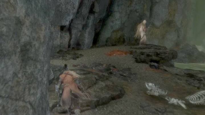 Możesz zakraść się za plecy wroga lub ominąć go i przejść głębiej w korytarze Głębin - Shinobi Eyes Shirahagi | Boss w Sekiro Shadows Die Twice - Sekiro Shadows Die Twice - poradnik do gry