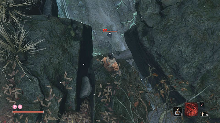 Po przejściu kilku kroków natrafisz na przyjaźnie nastawionego NPC-a (Jinzaemon Kumano) - Koraliki modlitewne | Przedmioty specjalne w Sekiro Shadows Die Twice - Sekiro Shadows Die Twice - poradnik do gry