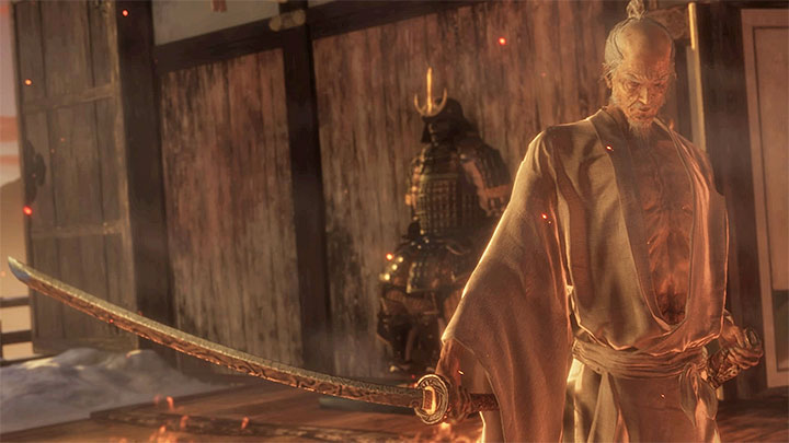 Pojedynek z Isshinem Ashiną załącza się automatycznie po pokonaniu Emmy - Zakończenie 1: Shura - Sekiro Shadows Die Twice - poradnik do gry