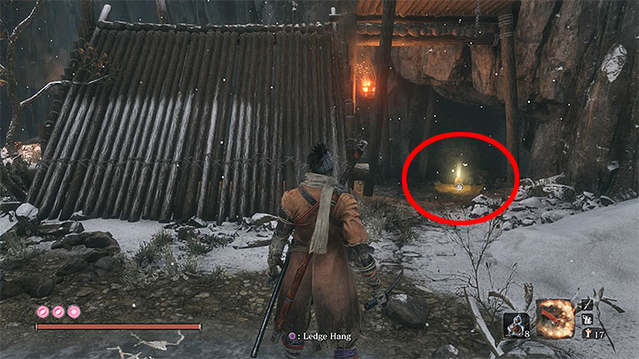 Docelowo dotrzesz do wysoko usytuowanego małego obozowiska z powyższego obrazka - Zatopiona dolina | Solucja Sekiro Shadows Die Twice - Sekiro Shadows Die Twice - poradnik do gry