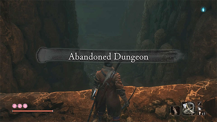 Przepłyń przez częściowo zalaną część jaskini i złap się górnego zaczepu - Głębiny w Ashinie (Ashina Depths) | Solucja Sekiro Shadows Die Twice - Sekiro Shadows Die Twice - poradnik do gry