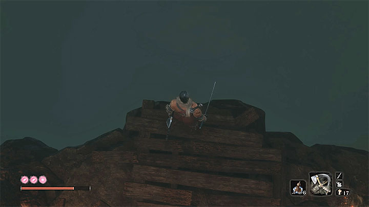 Skorzystaj z przejścia znajdującego się obok ogniska - Głębiny w Ashinie (Ashina Depths) | Solucja Sekiro Shadows Die Twice - Sekiro Shadows Die Twice - poradnik do gry