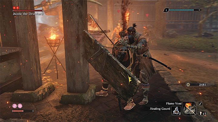 Lokalizacja: Posiadłość rodu Hirata (Hirata Estate) [Sala audiencyjna - Hirata Audience Chamber] - Juzou the Drunkard, drugie starcie | Boss w Sekiro Shadows Die Twice - Sekiro Shadows Die Twice - poradnik do gry