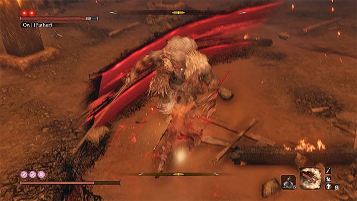 Pojedynek z Sową możesz rozgrywać na dwa główne sposoby - Sowa (Ojciec) | Boss w Sekiro Shadows Die Twice - Sekiro Shadows Die Twice - poradnik do gry