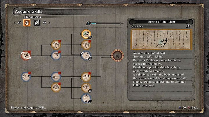To jedna z umiejętności z drzewka Sztuki shinobi (Shinobi Arts) i możesz ją odblokować dzięki wydaniu zgromadzonych punktów umiejętności - Jak wyleczyć bohatera w Sekiro Shadows Die Twice? - Sekiro Shadows Die Twice - poradnik do gry