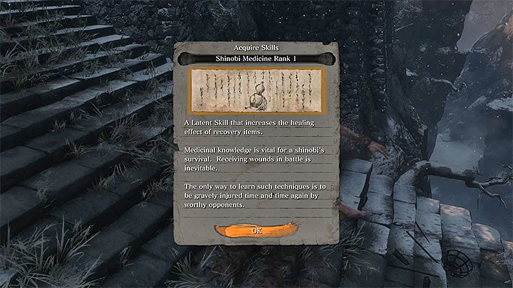 Działanie tych umiejętności jest identyczne do opisanej powyżej Metody Emmy, a więc zwiększa się skuteczność przedmiotów leczniczych - Jak wyleczyć bohatera w Sekiro Shadows Die Twice? - Sekiro Shadows Die Twice - poradnik do gry