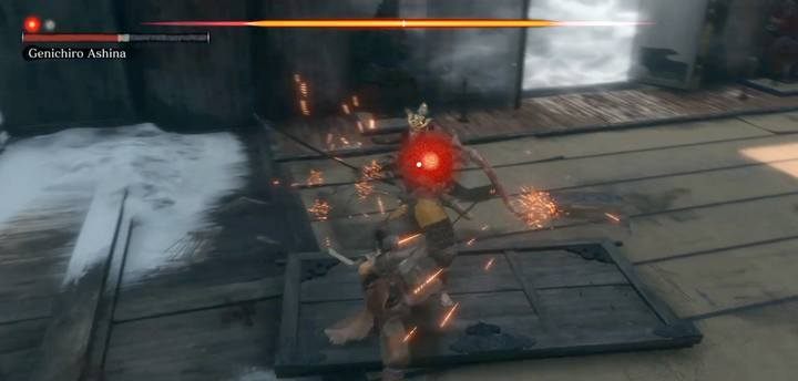 Postaraj się zredukować posturę bossa, a walka będzie trwać krócej - Zamek w Ashinie | Solucja Sekiro Shadows Die Twice - Sekiro Shadows Die Twice - poradnik do gry