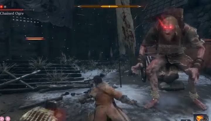 Ogr przy bramie - Podzamcze Ashiny | Solucja Sekiro Shadows Die Twice - Sekiro Shadows Die Twice - poradnik do gry