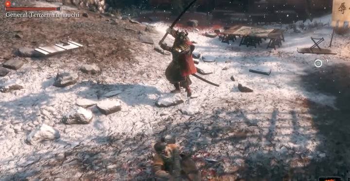 Generał Tenzen Yamauchi jest przeciwnikiem opcjonalnym - Podzamcze Ashiny | Solucja Sekiro Shadows Die Twice - Sekiro Shadows Die Twice - poradnik do gry