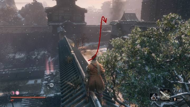 Przejdź przez fortecę - Podzamcze Ashiny | Solucja Sekiro Shadows Die Twice - Sekiro Shadows Die Twice - poradnik do gry