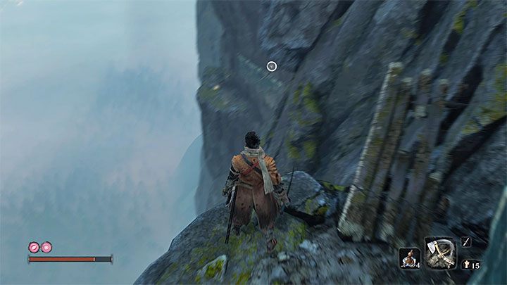 Tuż po minięciu posążka rzeźbiarza znajduje się pierwsze duże rozgałęzienie w tej lokacji - Świątynia Senpou | Solucja Sekiro Shadows Die Twice - Sekiro Shadows Die Twice - poradnik do gry