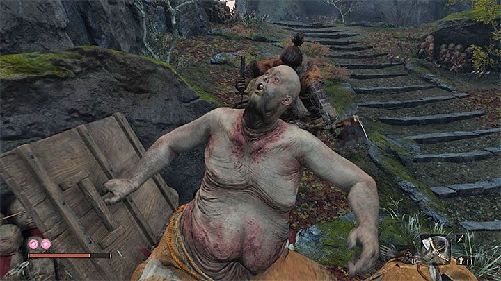 W trakcie podróży oprócz nowych mnichów walczących wręcz i nowych niziołków spotkasz też - Świątynia Senpou | Solucja Sekiro Shadows Die Twice - Sekiro Shadows Die Twice - poradnik do gry