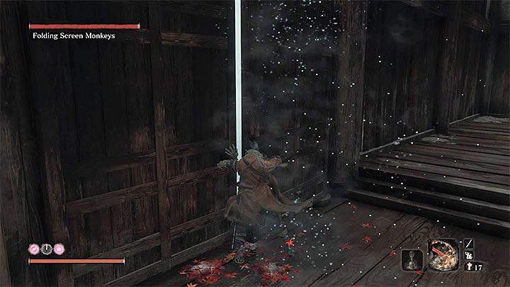 Fioletowa małpa cechuje się świetnym wzrokiem - Świątynia Senpou | Solucja Sekiro Shadows Die Twice - Sekiro Shadows Die Twice - poradnik do gry