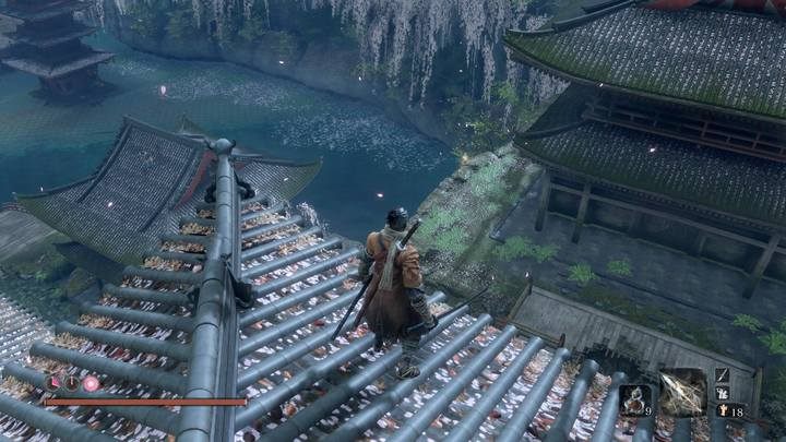 Handlarza Zacnego Koremori w dzbanie znajdziesz niedaleko czwartego posążka rzeźbiarza: Kwiatowa arena - Zacny Koremori w dzbanie | Handlarze w Sekiro Shadows Die Twice - Sekiro Shadows Die Twice - poradnik do gry