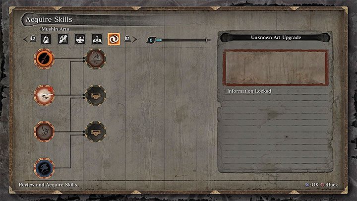 Tengu przekaże bohaterowi nową księgę tylko jeśli odblokowałeś jedną z finałowych umiejętności z posiadanych już ksiąg umiejętności - Ezoteryczne teksty (Księgi umiejętności) w Sekiro Shadows Die Twice - Sekiro Shadows Die Twice - poradnik do gry