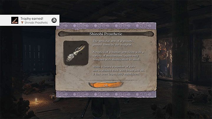 Rodzaj trofeum: brązowe - Trofea i osiągnięcia w Sekiro Shadow Die Twice - Sekiro Shadows Die Twice - poradnik do gry