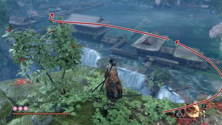 Po zakończeniu walki, twoim oczom ukaże się cały obszar lokacji - Źródlany pałac | Solucja Sekiro Shadows Die Twice - Sekiro Shadows Die Twice - poradnik do gry