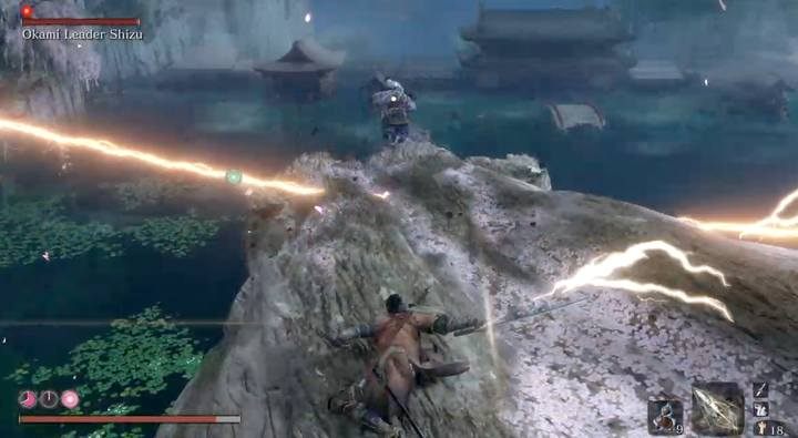 Pokonując tego bossa zyskujesz możliwość wejścia do jeziora - Źródlany pałac | Solucja Sekiro Shadows Die Twice - Sekiro Shadows Die Twice - poradnik do gry