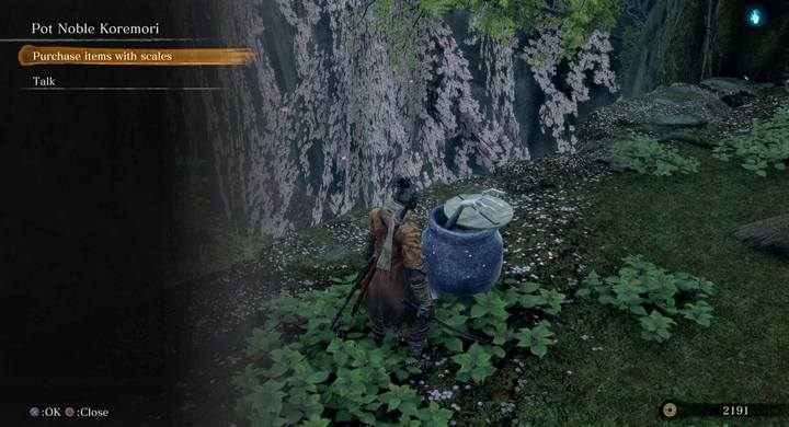 Handlarz Koremori - Źródlany pałac | Solucja Sekiro Shadows Die Twice - Sekiro Shadows Die Twice - poradnik do gry