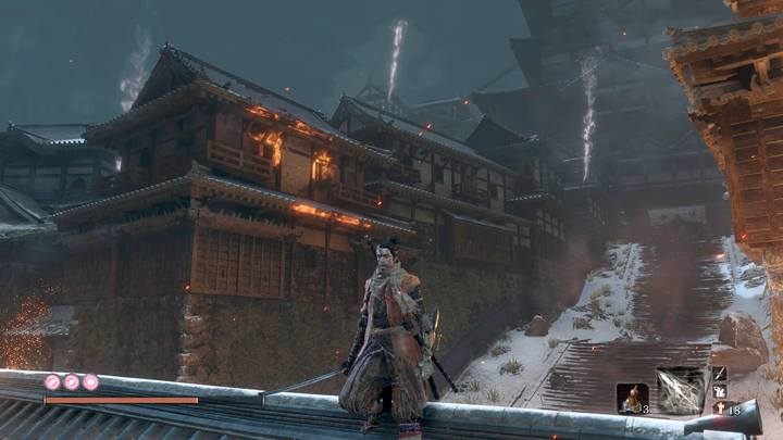 Po pokonaniu bossa Divine Dragon, możesz powrócić do Zamku w Ashinie - Źródlany pałac | Solucja Sekiro Shadows Die Twice - Sekiro Shadows Die Twice - poradnik do gry