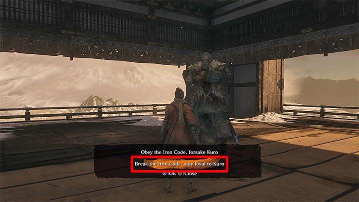 Przygotowania do odblokowania tego zakończenia musisz rozpocząć po tym jak awansujesz do ścisłego finału gry, tzn - Zakończenie 3: Oczyszczenie (Purification) - Sekiro Shadows Die Twice - poradnik do gry
