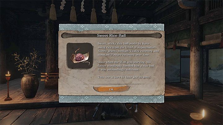 Przenieś się do pokoju Kuro w Zamku w Ashinie i podaruj mu ryż otrzymany od Dziecka Odnowienia - Zakończenie 4: Powrót (Return) - Sekiro Shadows Die Twice - poradnik do gry
