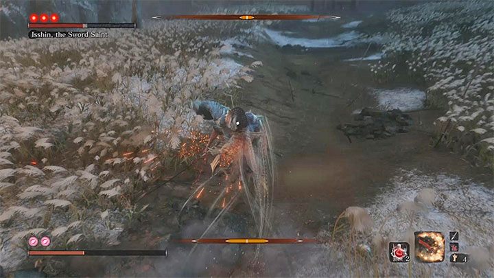 Drugi boss do wyeliminowania w finale gry to Święty Isshin Ashina (Isshin, the Sword Saint) - Zakończenie 4: Powrót (Return) - Sekiro Shadows Die Twice - poradnik do gry