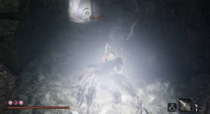 Jedna z dróg do bossa prowadzi z Ukrytego lasu; na drodze napotkasz dwa upiory - Shichimen Warrior #1 | Boss w Sekiro Shadows Die Twice - Sekiro Shadows Die Twice - poradnik do gry