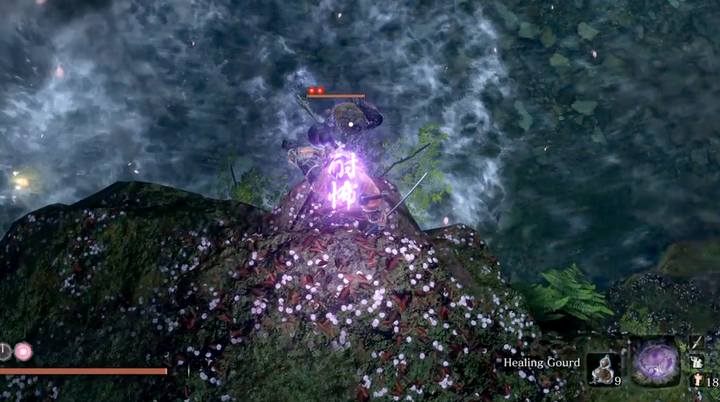 Warto napić się z fioletowej tykwy przed walką - Shichimen Warrior #3 | Boss w Sekiro Shadows Die Twice - Sekiro Shadows Die Twice - poradnik do gry