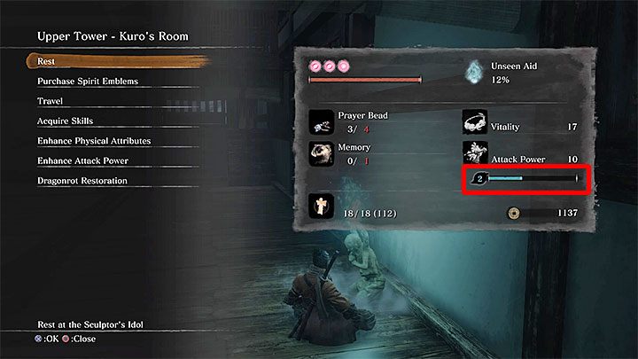 Drugi wymóg to dysponowanie punktami rozwoju, które otrzymuje się za awansowanie na kolejne poziomy doświadczenia - Rozwój postaci w Sekiro Shadows Die Twice - Sekiro Shadows Die Twice - poradnik do gry